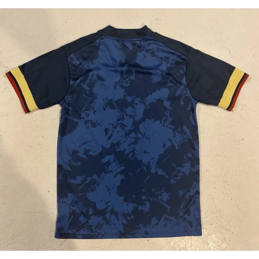 Adidas Soccer Jersey 2020-2021 Colombia Away Mens S Blue Embroidered FI5295